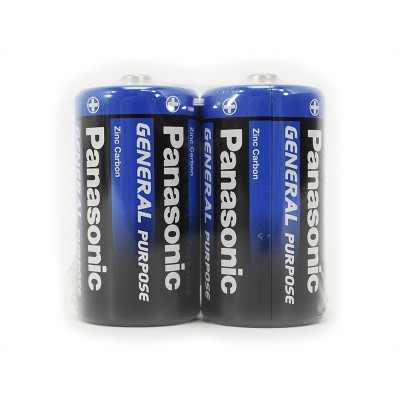 Батарейка R20 Panasonic Gen.Purpose б/б 2хS (цена за спайку 2 шт) R20BER/2PR /1 /0 /288 /24