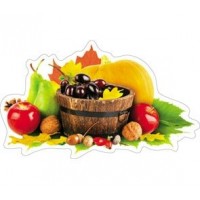 Набор для оформления Овощи на скотче 10 шт (цена за 1шт) 10-10.02-0013 Миленд 