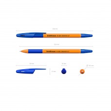 Ручка шариковая 0.7 мм синяя "R-301 Orange Grip" 140мм корпус оранжевый рез.грип 39531 ERICH KRAUSE 