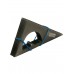 Треугольник 30°х16см с транспортиром прозрач. тонир, отливная шкала Л-6211 Проф-Пресс /1 /0 /0 /300