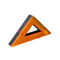 Треугольник 45°х12см цвет. прозрачн. ассорти Л-6203 Проф-Пресс 