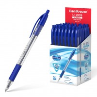 Ручка шариковая 1.0 мм синяя 