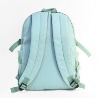 Рюкзак молодёжный "Бабочки",42х28х11см,нейлон,1отд.,2 карм.2 бок.кармана, цвет мята,вес 0,5 кг LL690
