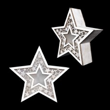 Фигурка деревянная с подсветкой Малая звезда, 15х15х4,5 см, 2*AАA (не в компл.) НДУ-8392 Миленд 