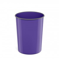 Корзина для бумаг литая пластиковая Caribbean Sunset, 13.5л, фиолетовая 58082 ERICH KRAUSE 