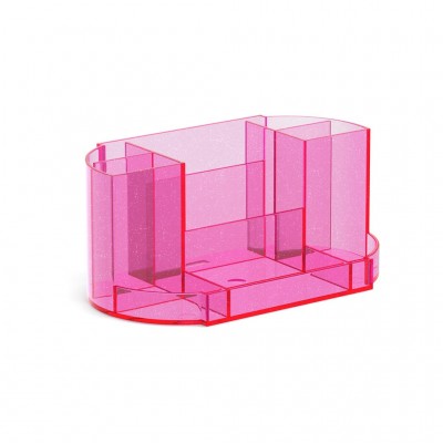 Подставка для канцелярских принадлежностей Victoria, Glitter, розовый 55884 ERICH KRAUSE 