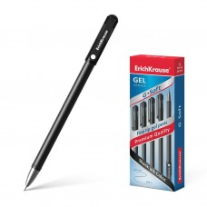 Ручка гелевая 0.38 мм черная G-Soft Stick Classic 39207 ERICH KRAUSE 