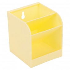 Подставка для канцелярских принадлежностей "Nude" 3 отделения , цвет желтый 215443 KLERK /1 /0 /0 /7