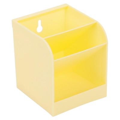 Подставка для канцелярских принадлежностей "Nude" 3 отделения , цвет желтый 215443 KLERK /1 /0 /0 /7