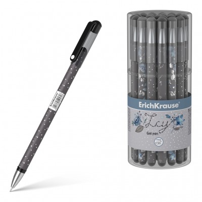 Ручка гелевая 0.5 мм черная "Frozen Beauty Stick" 54531 ERICH KRAUSE /1 /24 /144 /1728