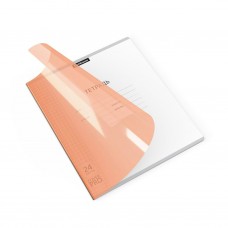 Тетрадь 24 л. клетка А5+ Классика CoverPrо Neon, оранжевый, с пластиковой обложкой 56381 ERICH KRAUSE 