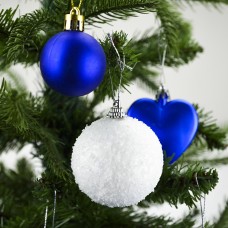 Набор шаров Синий+белый, 27шт пластик 12*12*24CM, в подарочной упаковке EL-448030-B 