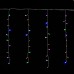 Гирлянда эл. Штора 100 лампочек 3м*0.7м, LED Сосулька,  белый  провод, уветные огоньки 3012(5720) 