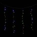Гирлянда эл. Штора 100 л. LED 3м*1м. Белый провод, цветные шарики, 4 режима 3017(5725) 