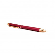 Ручка подарочная цвет корпуса красный+золото, металл+пластик, 0.7мм,автомат А6012-1 
