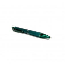 Ручка подарочная цвет корпуса зеленый+серебро, металл+пластик, 0.7мм,автомат, стилус А1015-31-1 