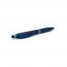 Ручка подарочная цвет корпуса синий+серебро, металл+пластик, 0.7мм,автомат, стилус А1015-31-2 