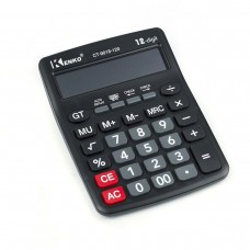 Калькулятор настольный 12-разр, 205*155*7 мм, черный, 