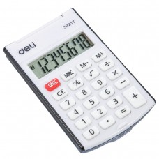 Калькулятор карманный 08-разр, с крышкой E39217/BLACK DELI 