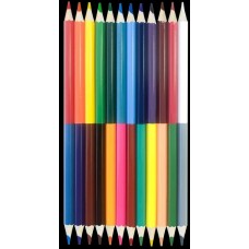 Карандаши цветные 24 цвета 12 штук 