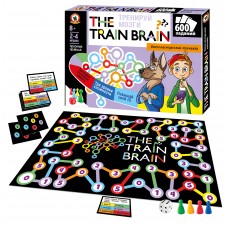 Игра настольная Викторина для всей семьи «Тренируй мозги. The Train Brain» в/к 32*22*2.5 см 3378 Русский стиль 
