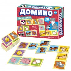 Домино «Мама и малыш» 28 карточек , 4517 Русский стиль 