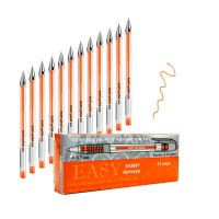 Ручка гелевая 0.7 мм оранжевая 139 мм 888Y EASY 