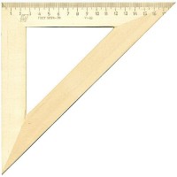 Треугольник деревянный 45°х18см С15 Можга 