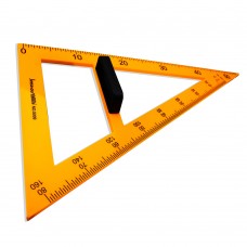 Треугольник для школьной доски с держ, 30°х80см, пластик 2576 