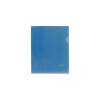 Папка-уголок А5 пластик. синяя (0,18мм) AG5_00102 Hatber 