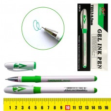 Ручка гелевая 0.5 мм зеленая , игольч.стержень 513TZ Tianjiao 