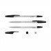 Ручка шариковая 0.7 мм черная "R-301 Classic Stick" 140мм корпус прозрачный ш/к 43185 (22030) ERICH 