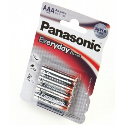 Батарейка LR03 Panasonic Everyday Power 4хВL (цена за блистер 4шт) LR03REE/4BR /1 /0 /0 /12