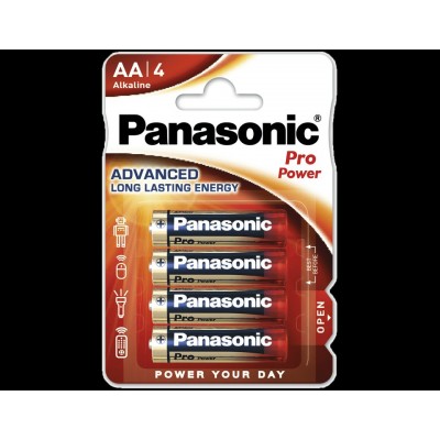 Батарейка LR06 Panasonic Pro Power 4хВL (цена за блистер 4 шт) LR6XEG/4BP /1 /0 /0 /12