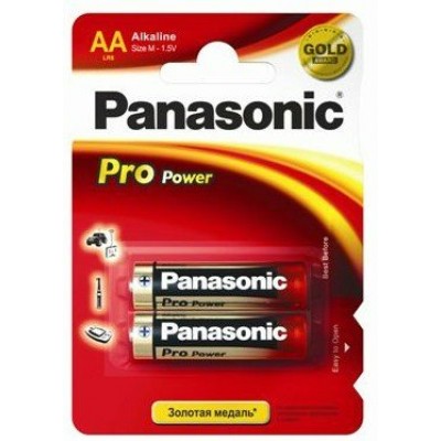 Батарейка LR06 Panasonic Pro Power 2хBL (цена за блистер 2шт) LR6XEG/2BP /1 /0 /0 /12