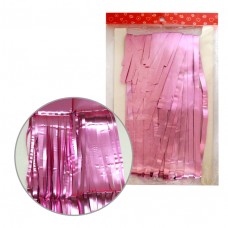 Дождик новогодний 2м, розовый, цена за 1шт 9279-2 