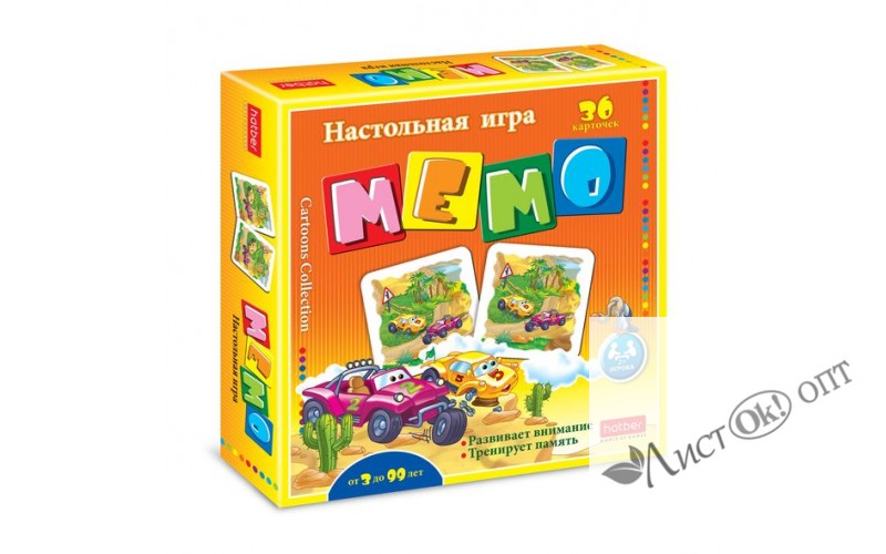 Игра настольная Мемо 