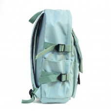 Рюкзак молодёжный "Бабочки",42х28х11см,нейлон,1отд.,2 карм.2 бок.кармана, цвет мята,вес 0,5 кг LL690