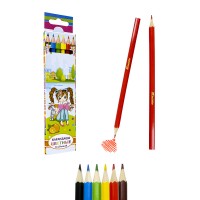 Карандаши цветные "Фруктовые девчонки", 6 цветов, в картоне 7303D-6 Josef Otten