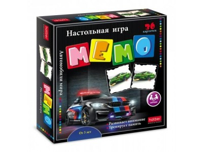 Игра настольная Мемо 