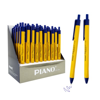 Ручка шариковая 0.7 мм синяя масл."Стандарт", автомат РТ-208 PIANO /1 /50 /0 /2400