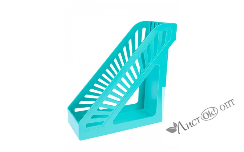 Лоток для бумаг вертикальный вертикальный Стандарт - бирюза ЛК-3170 Проф-Пресс 