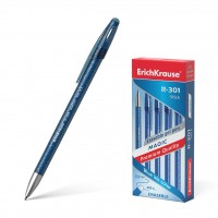 Ручка гелевая 0.5 мм синяя R-301 Magic Gel, сo стираемыми чернилами 45211 ERICH KRAUSE 