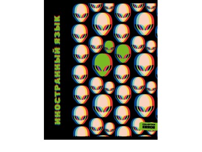 Тетрадь предм. А5 48л. кл. скр. ИНОСТРАННЫЙ ЯЗЫК «ERROR» эконом, б/о 48-9630 Проф-Пресс 