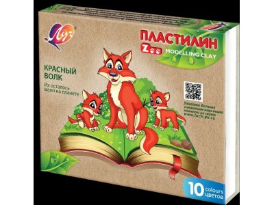 Пластилин 10цв. 150г. 