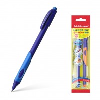 Ручка шариковая 0.7 мм синяя ErgoLine Kids, Ultra Glide Technology, с покрытием Relax Touch 56061 ERICH KRAUSE 
