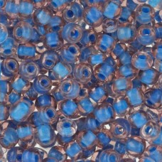 Бисер круглый прозрачный 3мм 10г, синий GR №0011A-4 Zlatka 