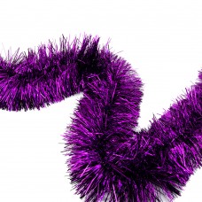 Мишура новогодняя d-15 см, дл-2м, фиолетовый 6-180-15 