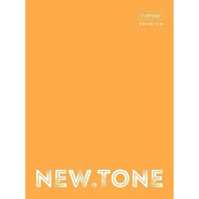 Папка на 4-х кольцах 25мм А4 NEWtone NEON, глянц. ламин, оранж ПК4_00935 Hatber 