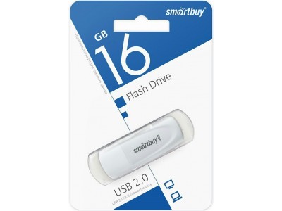 Флешка USB память 16Gb Scout белый SB016GB2SCW/114144 SmartBuy 